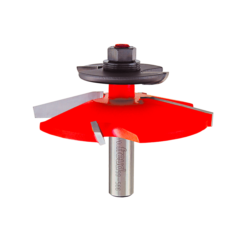 Freud 99-566 3-1/2" (Dia.) Raised Panel Bit w/Backcutters (Quadra-Cut)