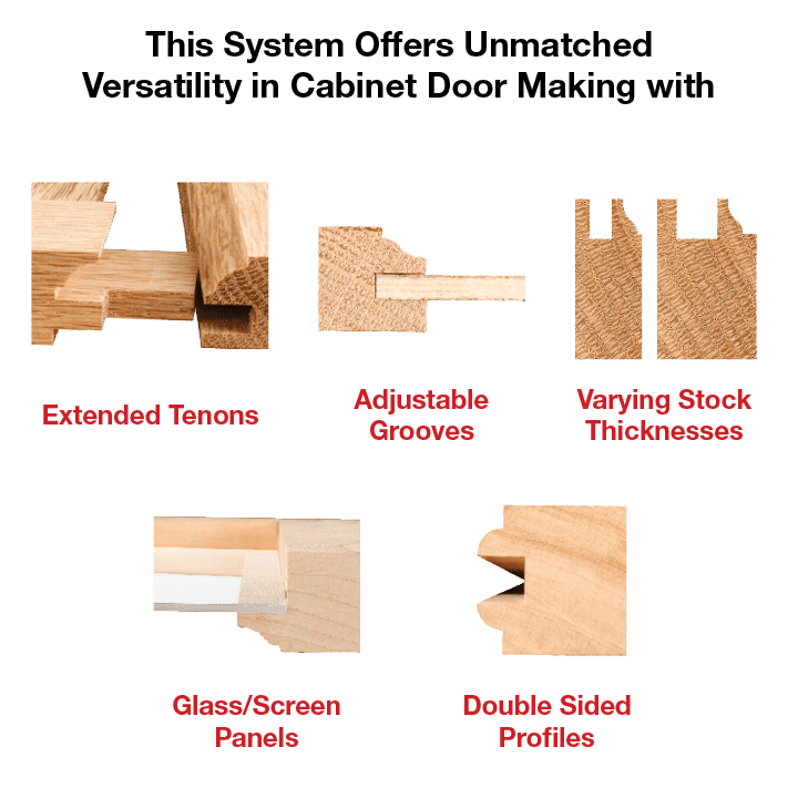 Freud 99-763 1-11/16" (Dia.) Premier Adjustable Rail & Stile Bit - Round Over Bead