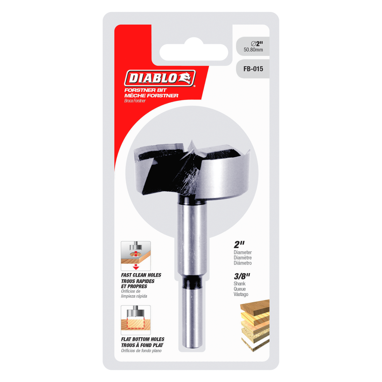 Diablo FB-015 2 in. Forstner Bit