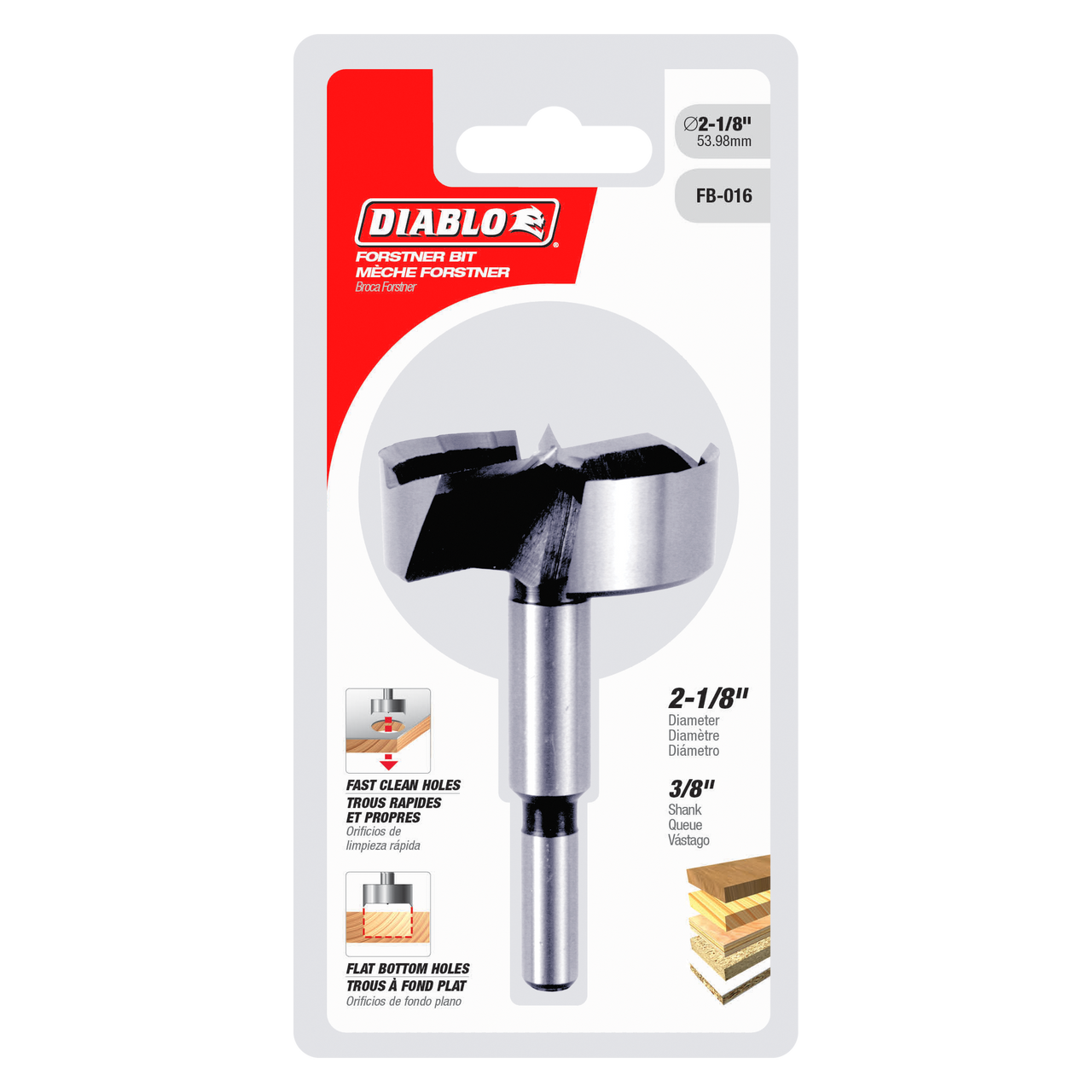 Diablo FB-016 2-1/8 in. Forstner Bit