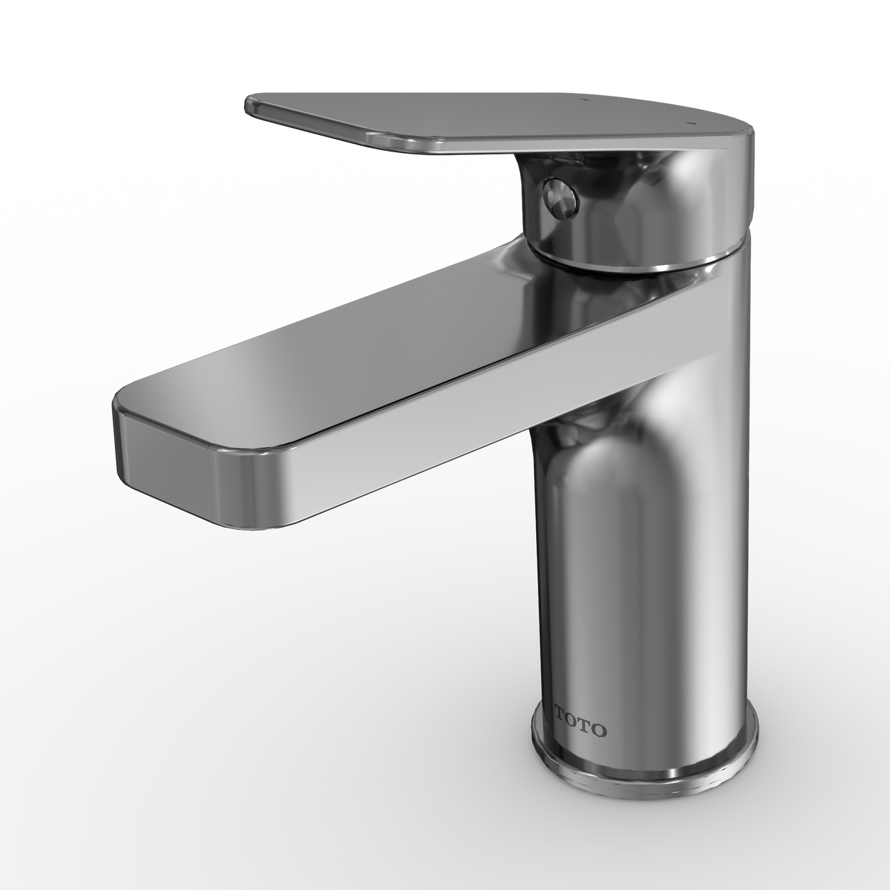 Toto Oberon S Single Handle 0.5 GPM High-Efficiency Bathroom Sink Faucet, Polished Chrome - TL363SDA05R#CP