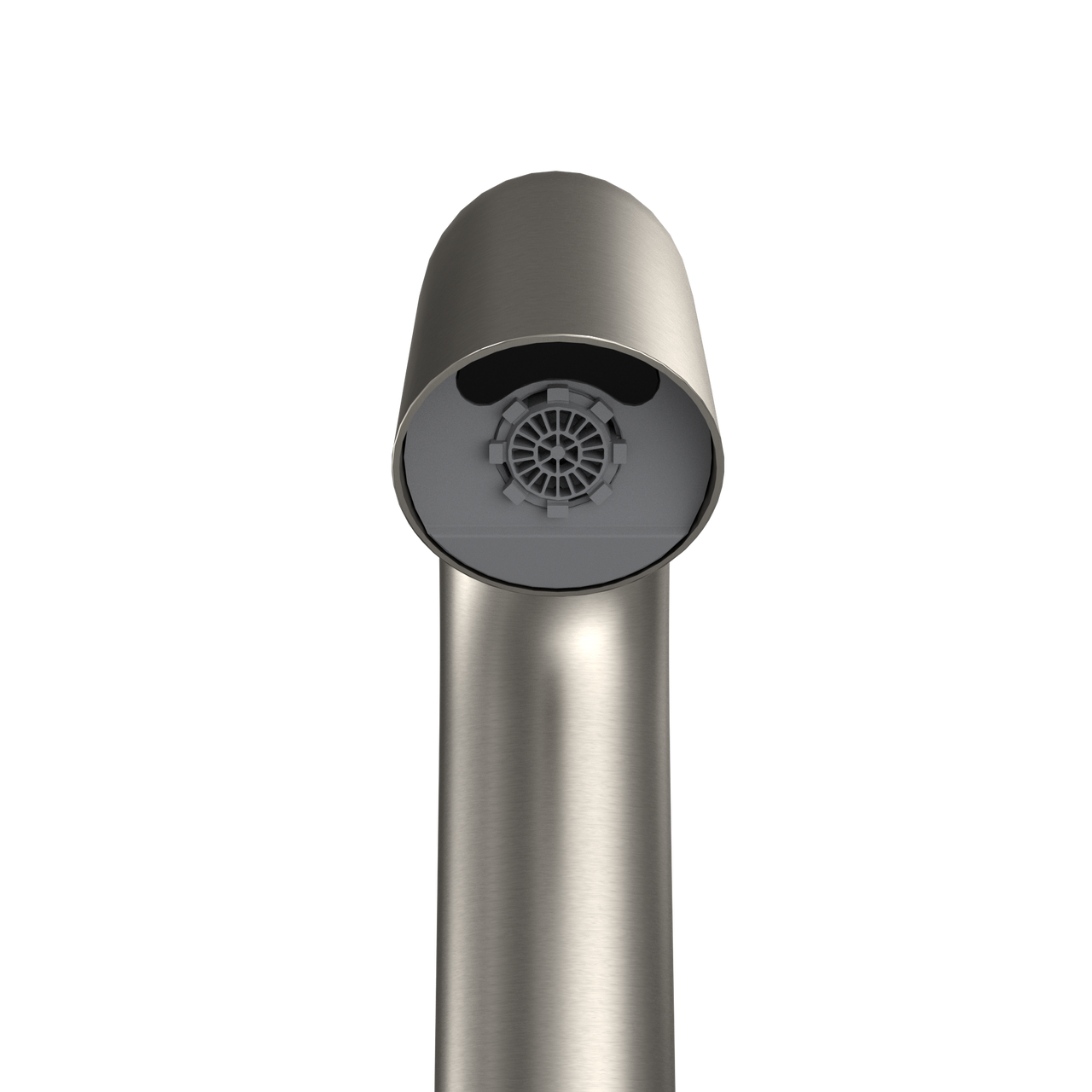 Toto Standard R AC Powered 20 Second Continuous Flow Touchless Bathroom Faucet 0.5 GPM with Mixing Valve in Brushed Nickel