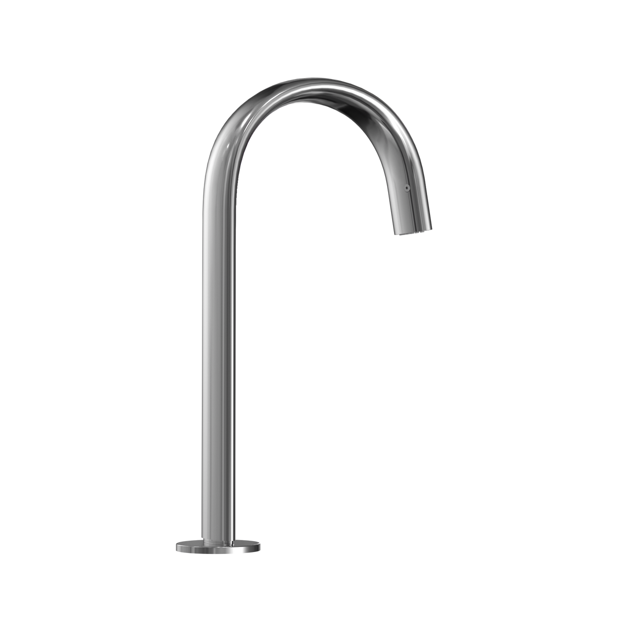 Toto Gooseneck Vessel AC Powered 20 Second On Demand Flow Touchless Bathroom Faucet 0.35 GPM in Polished Chrome