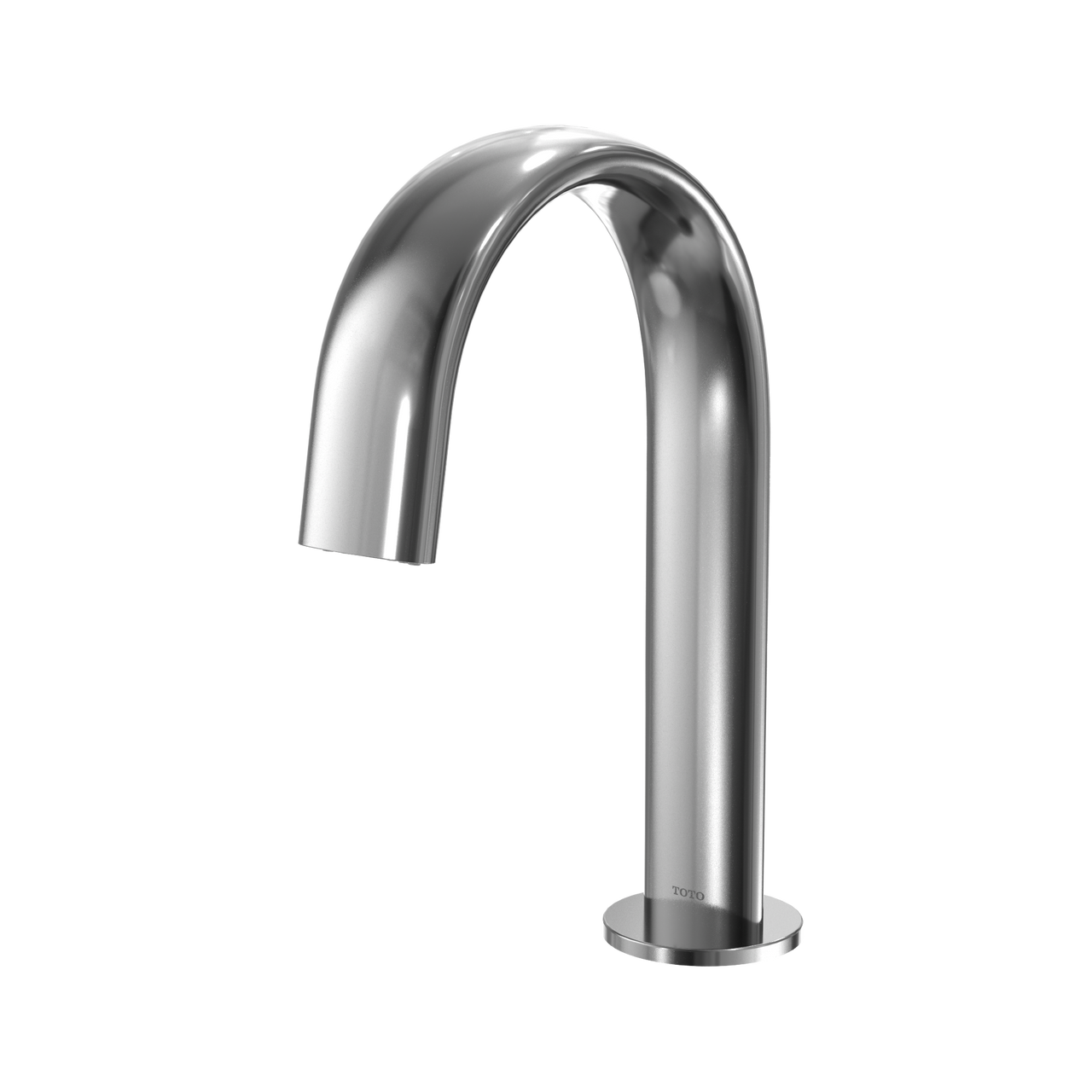 Toto Gooseneck ECOPOWER 20 Second Continuous Flow Touchless Bathroom Faucet 0.5 GPM with Mixing Valve in Polished Chrome