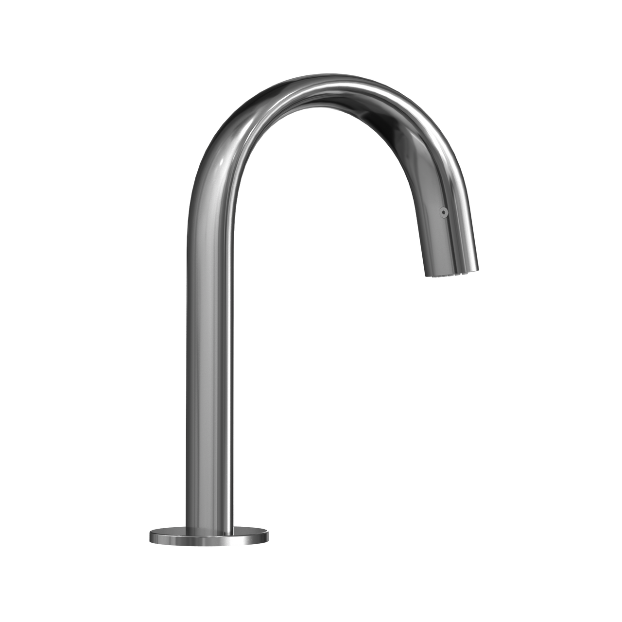 Toto Gooseneck ECOPOWER 20 Second Continuous Flow Touchless Bathroom Faucet 0.5 GPM with Mixing Valve in Polished Chrome
