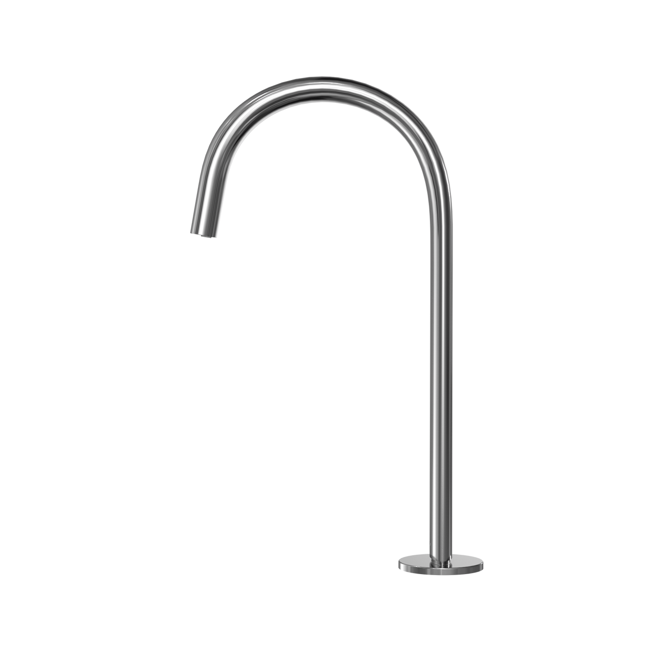 Toto Gooseneck Vessel AC Powered 20 Second Continuous Flow Touchless Bathroom Faucet 0.5 GPM with Mixing Valve in Polished Chrome