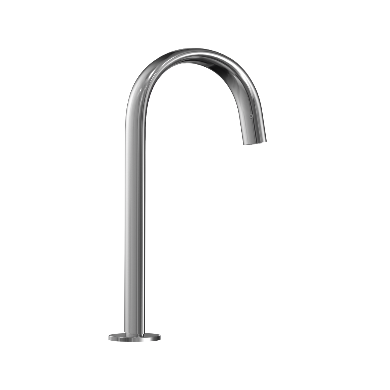 Toto Gooseneck Vessel ECOPOWER 20 Second Continuous Flow Touchless Bathroom Faucet 0.5 GPM with Thermostatic Mixing Valve in Polished Chrome