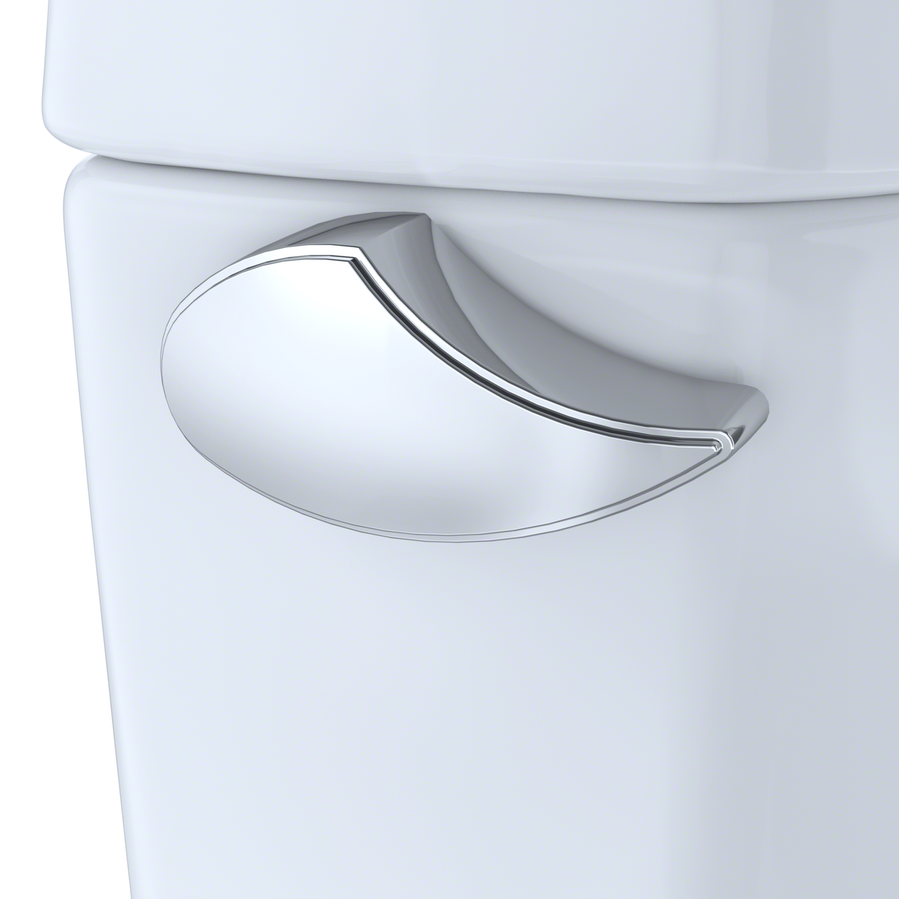 Toto Drake II Two Piece Elongated Universal Height Toilet with CEFIONTECT 1.28 GPF with Washlet+ C2 Bidet Seat in Cotton White