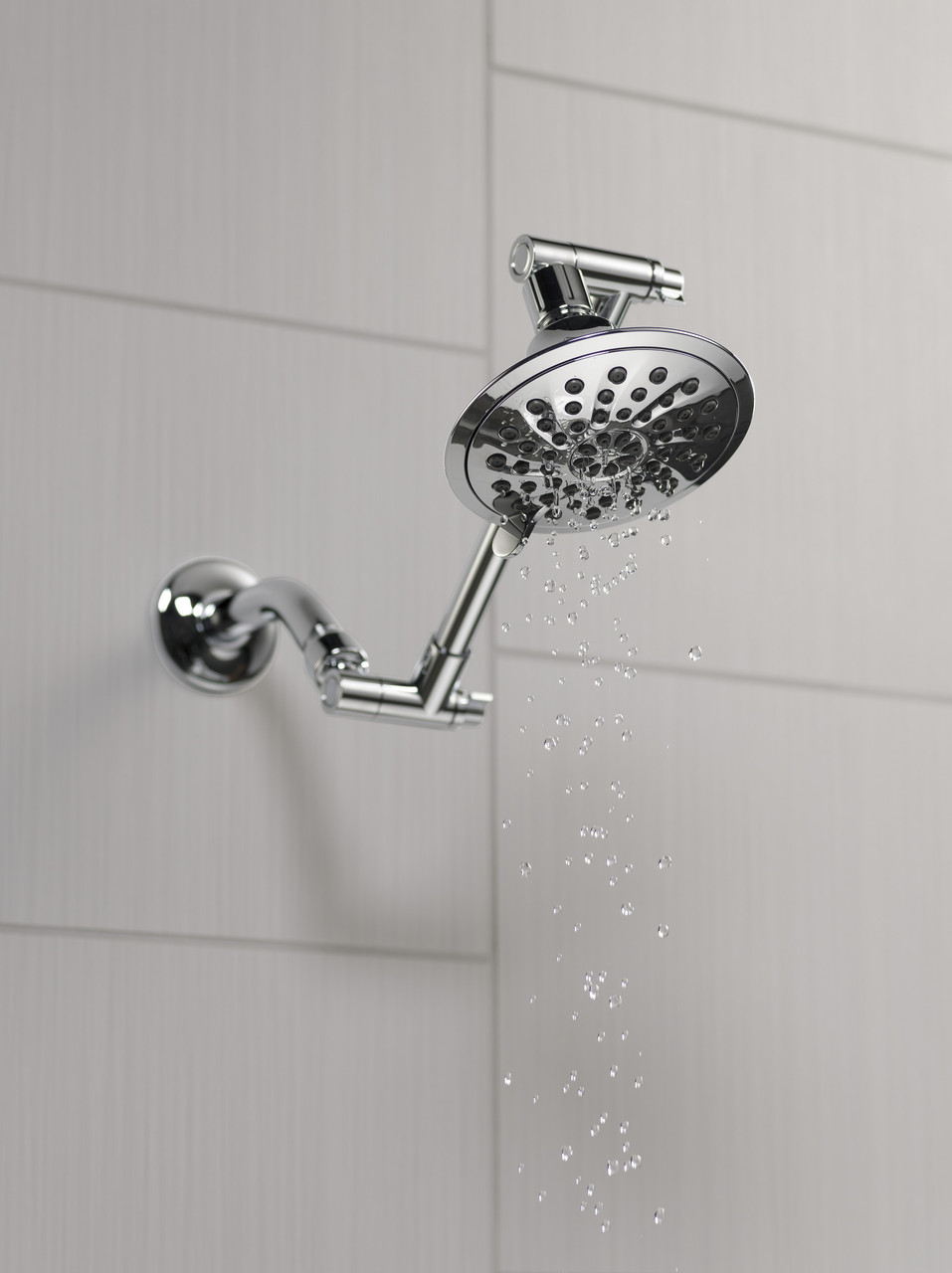 Peerless 76375C Universal Showering Components: 3-Setting Shower Head with Adjustable Arm: Chrome