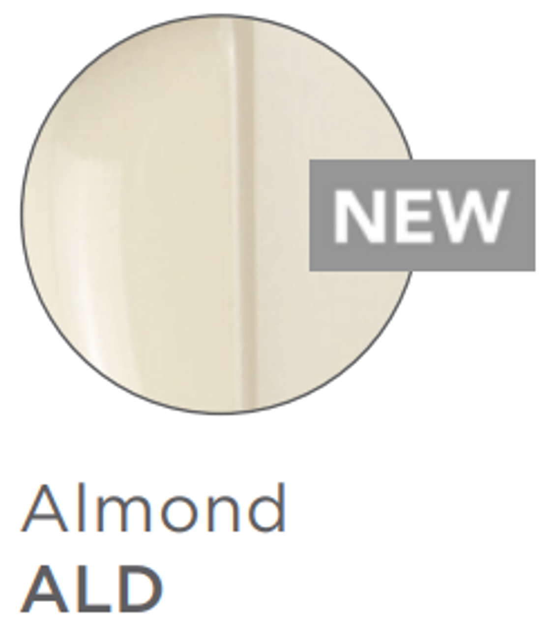 Jaclo 8757-ALD CUBIX Water Supply Elbow with Adjustable Handshower Holder in Almond