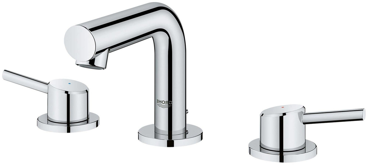 Grohe Concetto 205722431 8-inch Widespread 2-Handle S-Size Bathroom Faucet 1.2 GPM in Matte Black