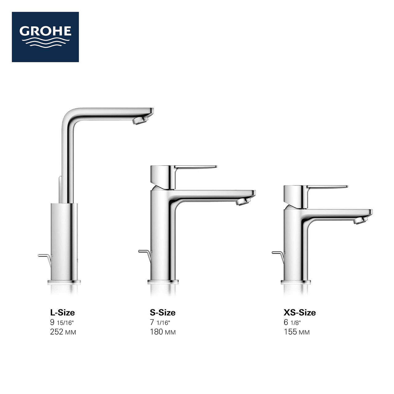 Grohe Lineare 195772431 4-Hole Single-Handle Deck Mount Roman Tub Faucet with 1.75 GPM Hand Shower in Matte Black