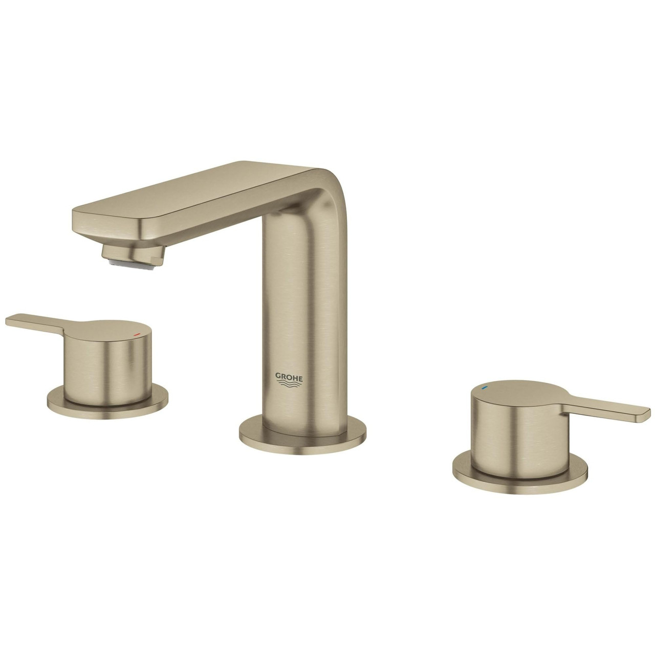 Grohe Lineare 20578243A 8-inch Widespread 2-Handle M-Size Bathroom Faucet 1.2 GPM in Matte Black