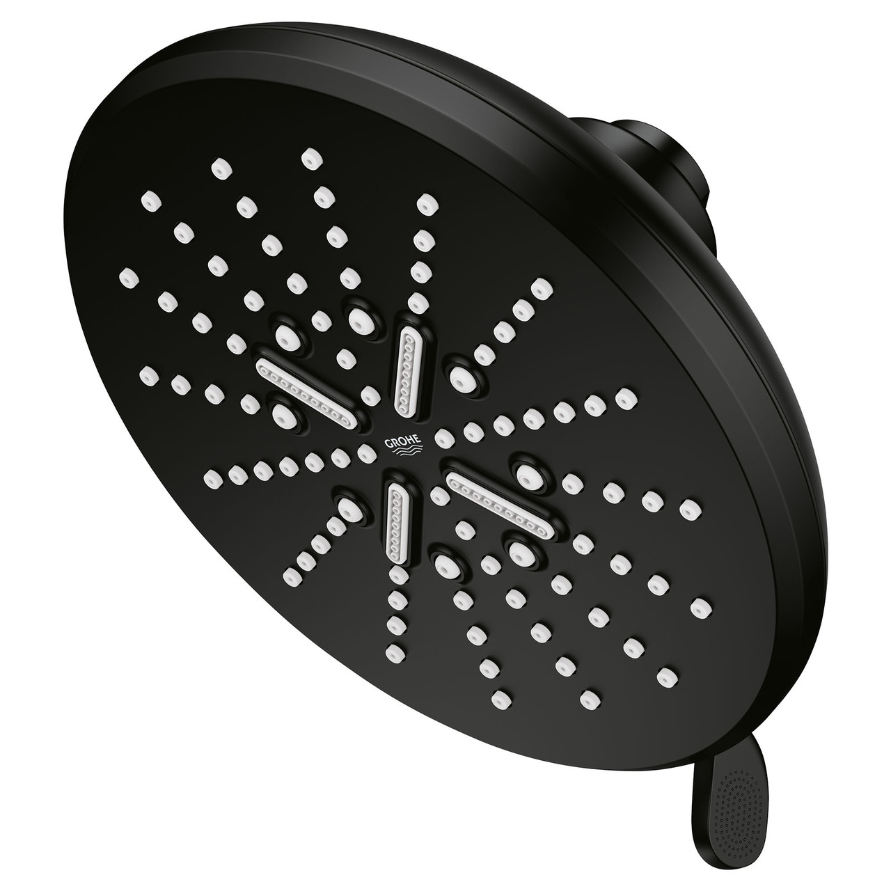 Grohe Rainshower 267892430 Shower Head, 6-1/2" - 3 Sprays, 1.75gpm in Matte Black