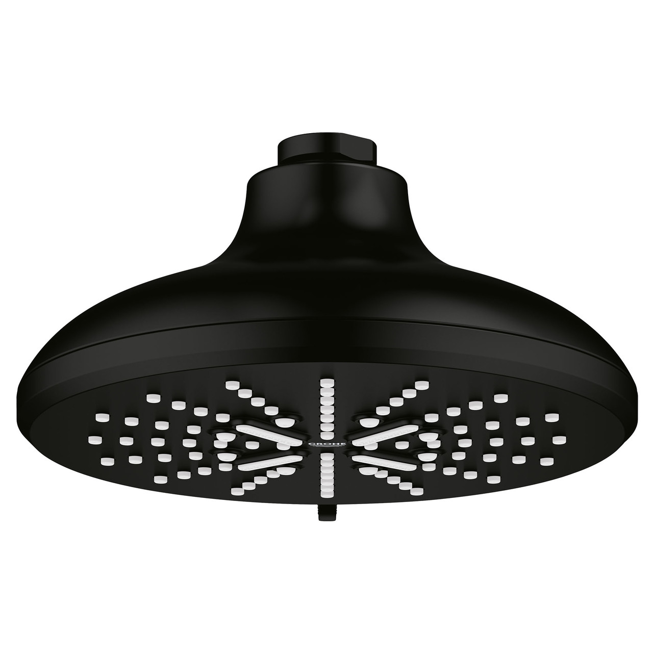 Grohe Rainshower 267892430 Shower Head, 6-1/2" - 3 Sprays, 1.75gpm in Matte Black