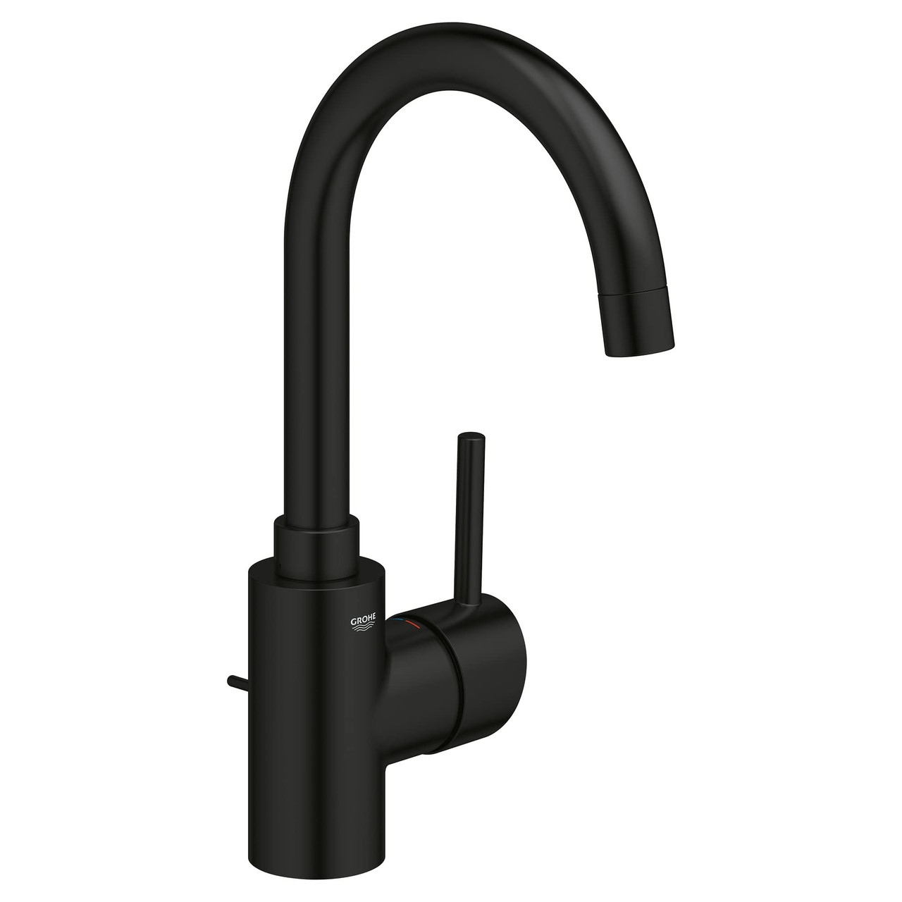 Grohe Concetto 321382431 Single Hole Single-Handle L-Size Bathroom Faucet 1.2 GPM in Matte Black