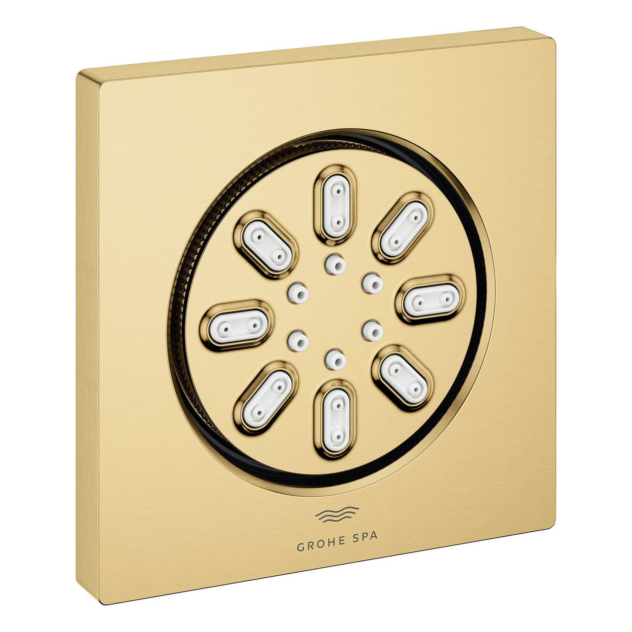 Grohe Rainshower 26845GN0 Body Spray Square - 2 Sprays, 0.9 GPM in Grohe Brushed Cool Sunrise