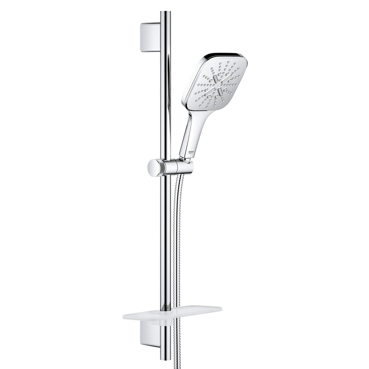 Grohe Rainshower 26585000 24" Shower Slide Bar Kit - 3 Sprays, 1.75 gpm in Grohe Chrome