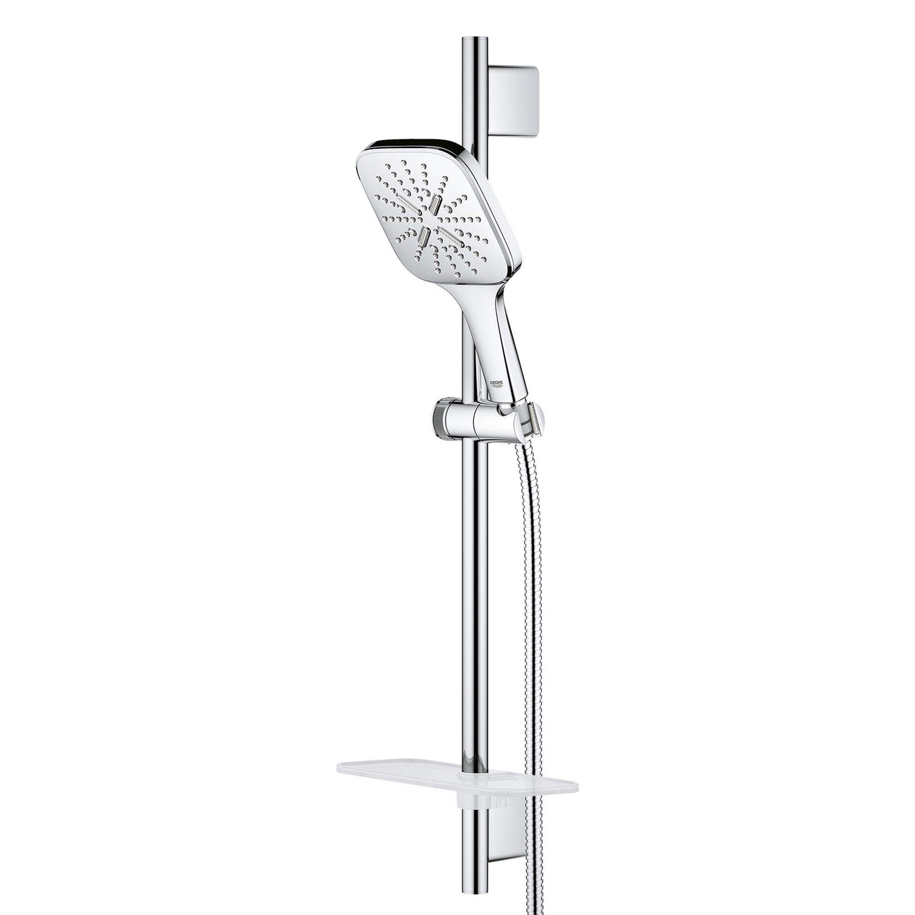 Grohe Rainshower 26585000 24" Shower Slide Bar Kit - 3 Sprays, 1.75 gpm in Grohe Chrome