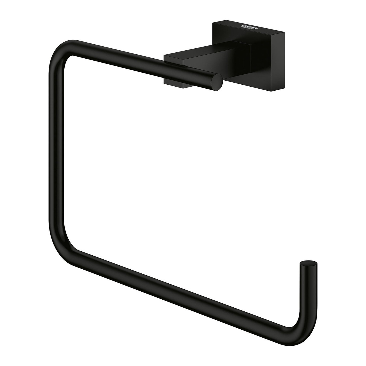 Grohe Essentials Cube 405102431 8" Towel Ring in Matte Black