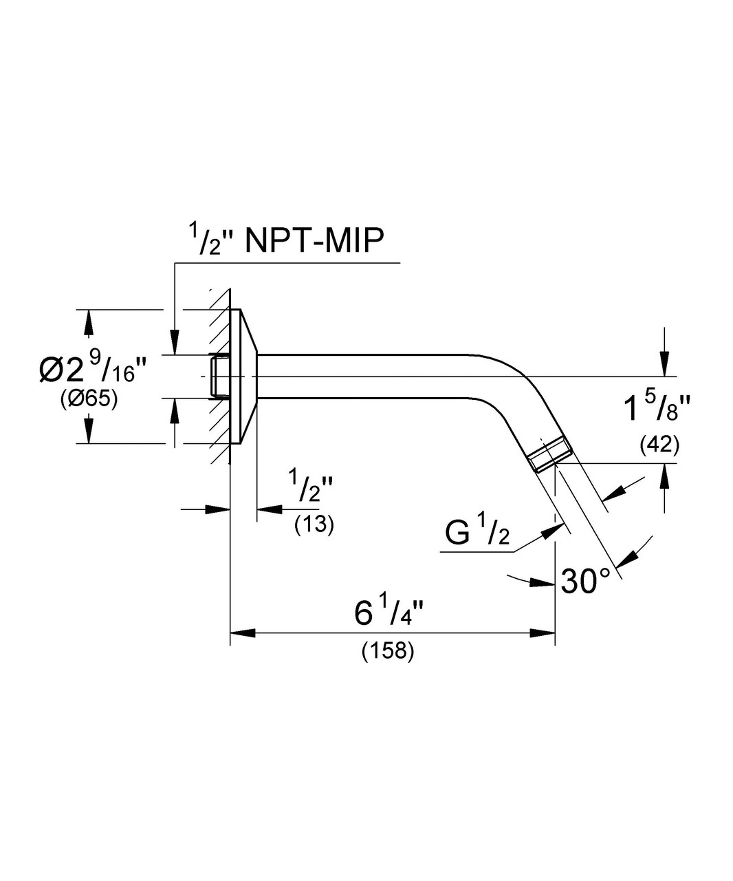 Grohe Cosmopolitan 29429000 COSMOPOLITAN PRESSURE BALANCE SHOWER SET in Grohe Chrome