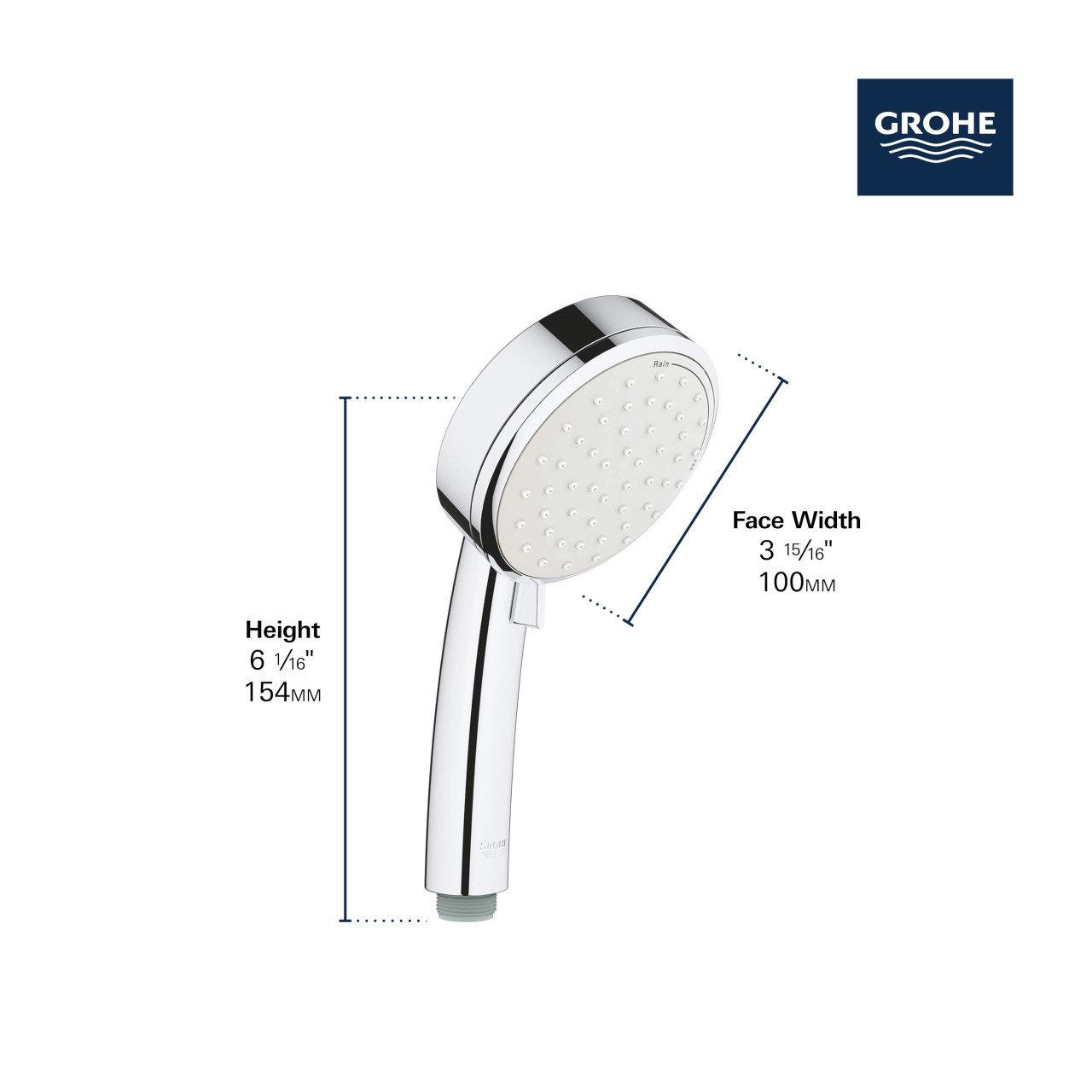 Grohe Cosmopolitan 29429000 COSMOPOLITAN PRESSURE BALANCE SHOWER SET in Grohe Chrome