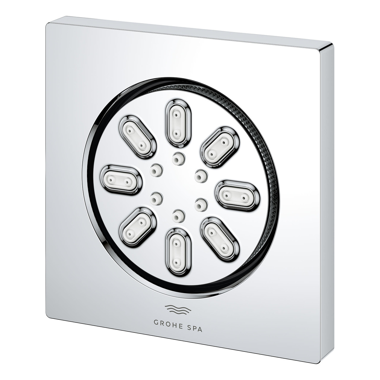 Grohe Rainshower 26845000 Body Spray Square - 2 Sprays, 0.9 GPM in Grohe Chrome