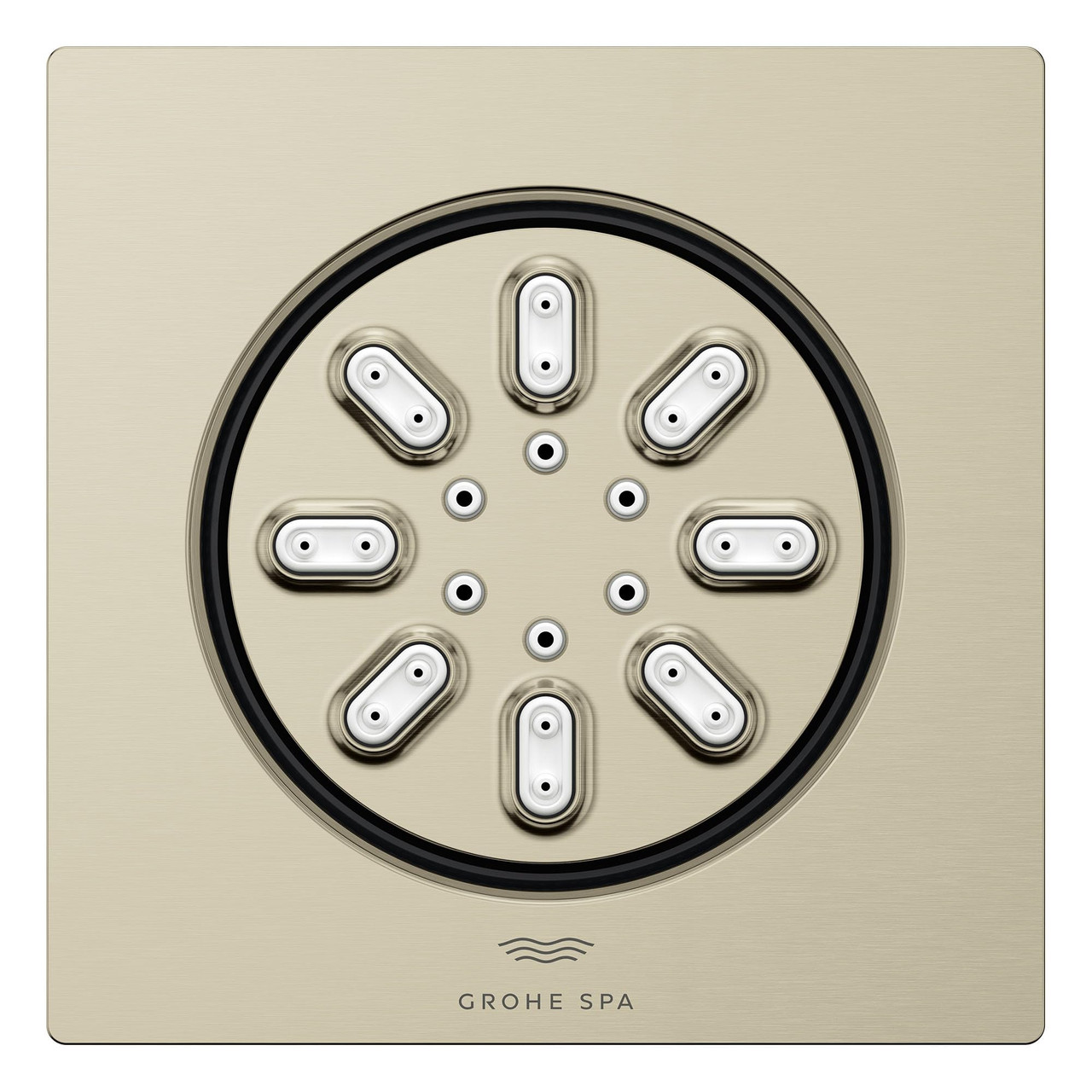 Grohe Rainshower 26845EN0 Body Spray Square - 2 Sprays, 0.9 GPM in Grohe Brushed Nickel