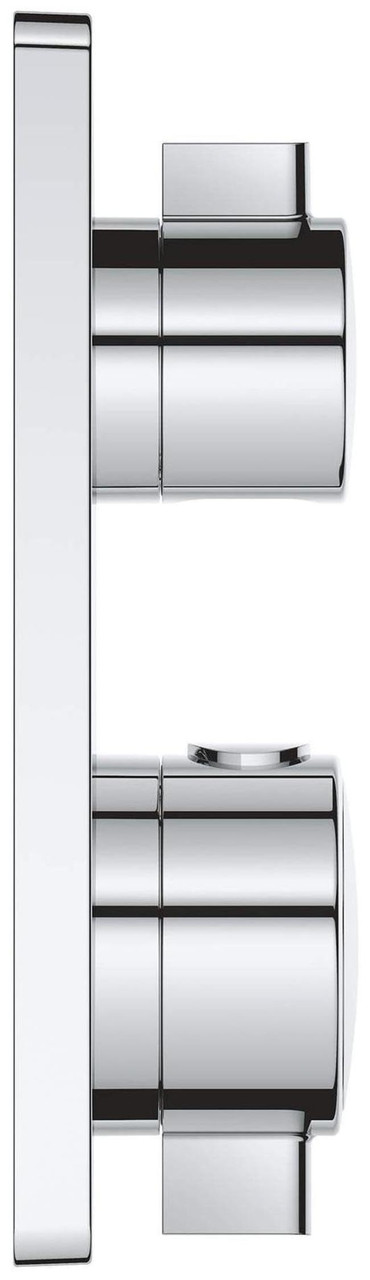 Grohe Grohtherm 241102430 Single Function 2-Handle Thermostatic Valve Trim in Matte Black