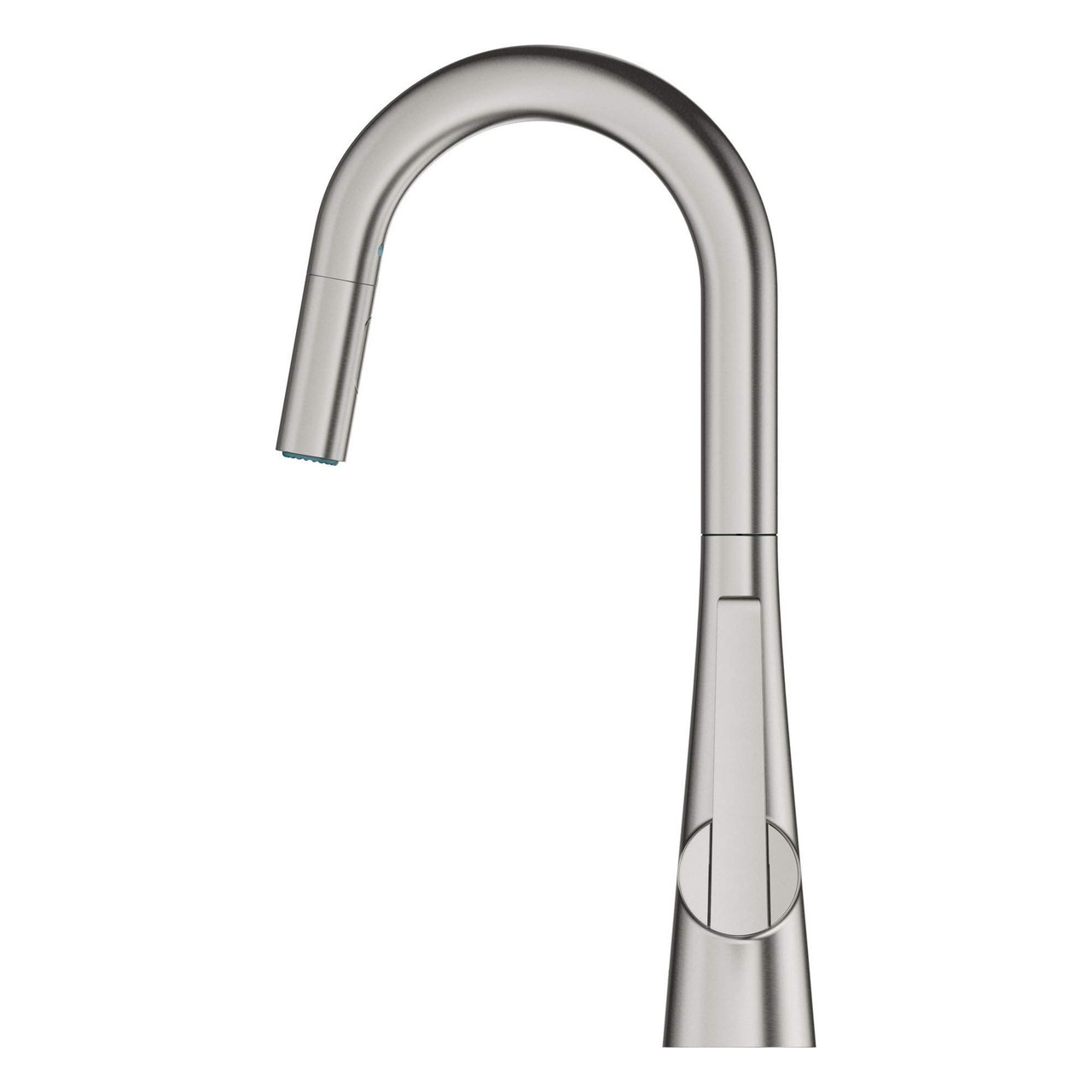 Grohe Zedra 32283DC3 Single-Handle Pull Down Dual Spray Prep Faucet 1.75 GPM in Grohe Supersteel