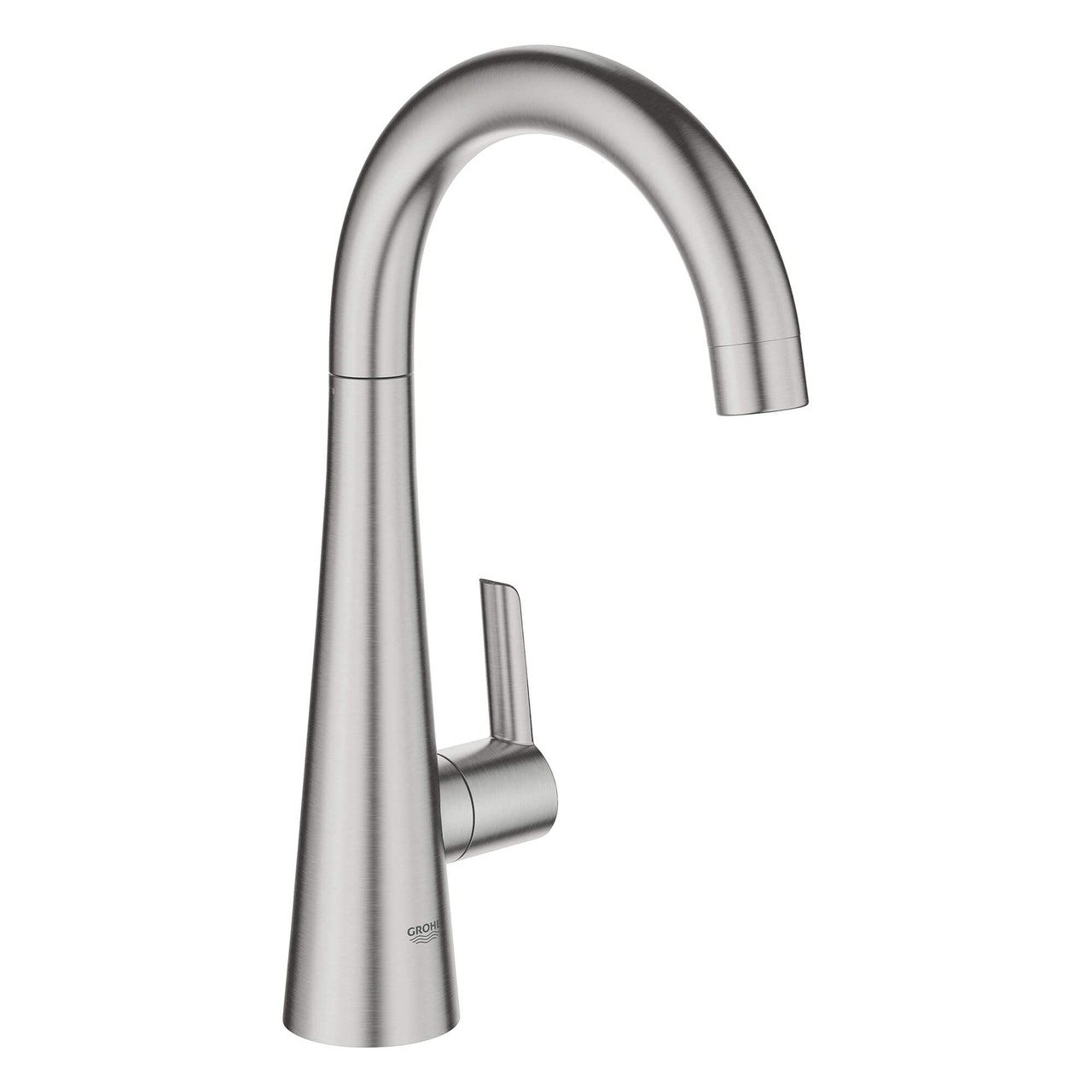 Grohe Zedra 30026DC2 Single-Handle Beverage Faucet (Cold Water Only) with Filtration 1.75 GPM in Grohe Supersteel