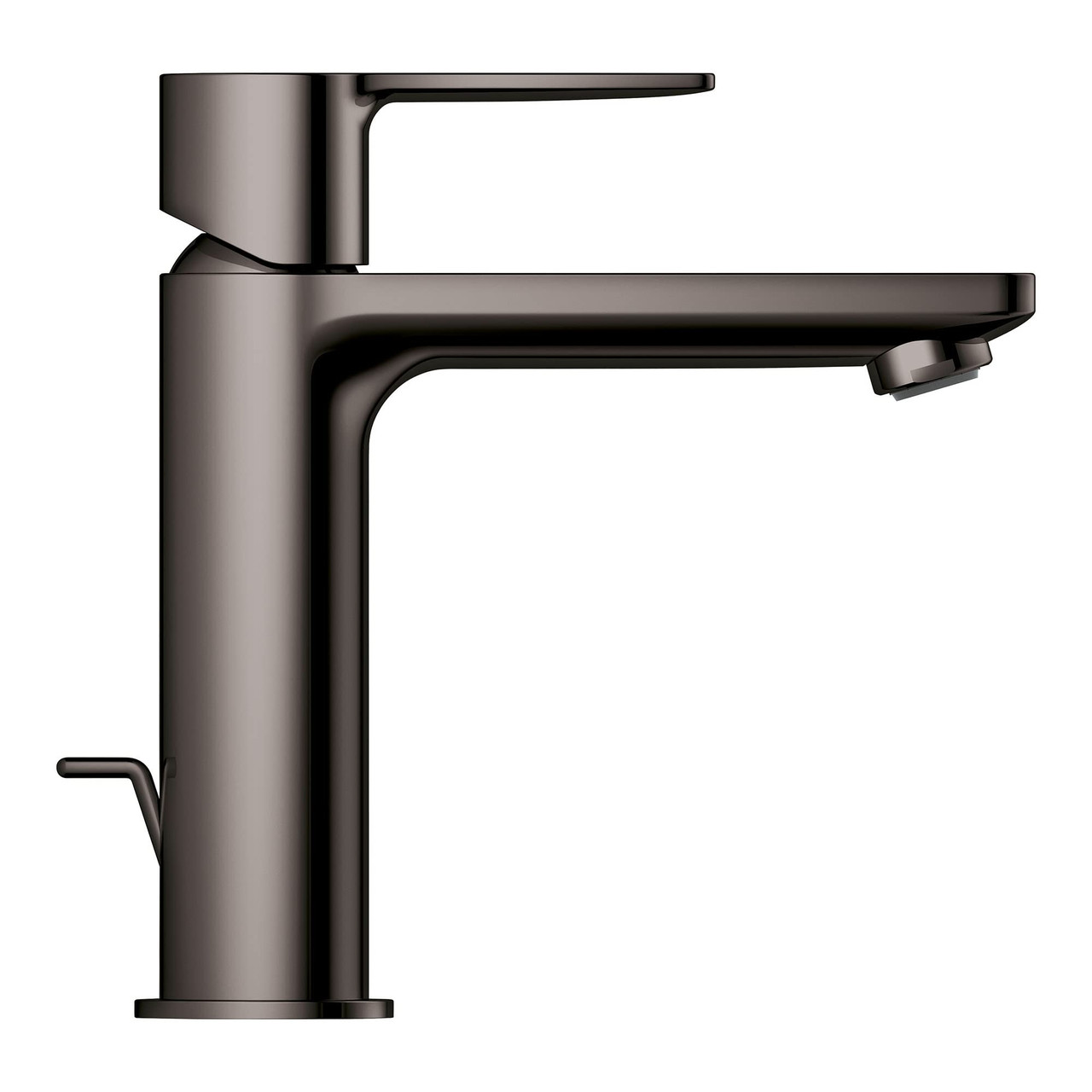 Grohe Lineare 23794A0A Single Hole Single-Handle S-Size Bathroom Faucet 1.2 GPM in Grohe Hard Graphite