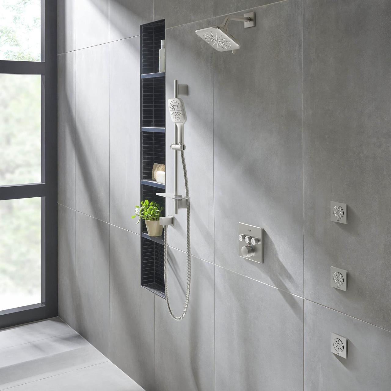 Grohe Relexa 26633EN0 6" Shower Arm in Grohe Brushed Nickel