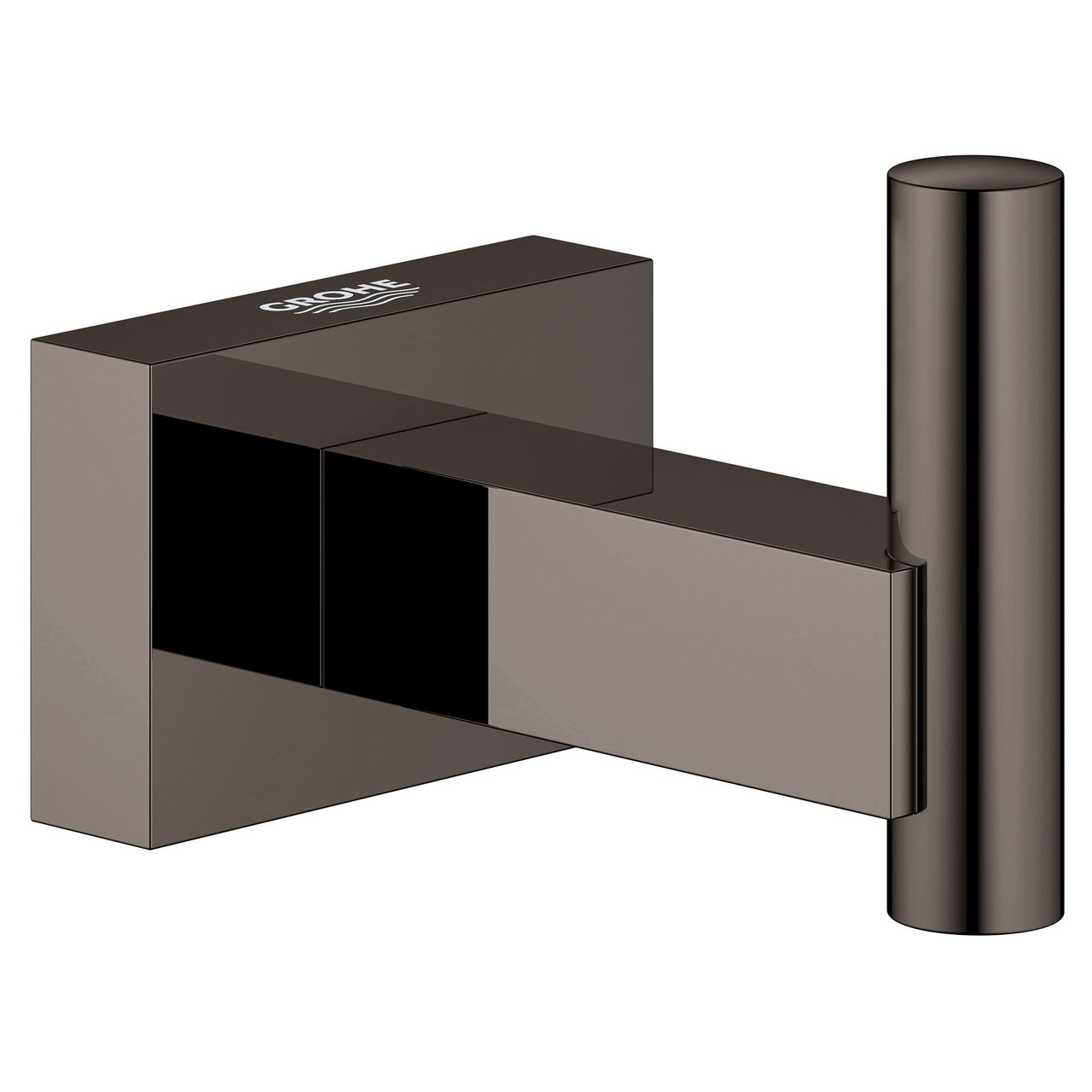 Grohe Essentials Cube 40511A01 Robe Hook in Grohe Hard Graphite