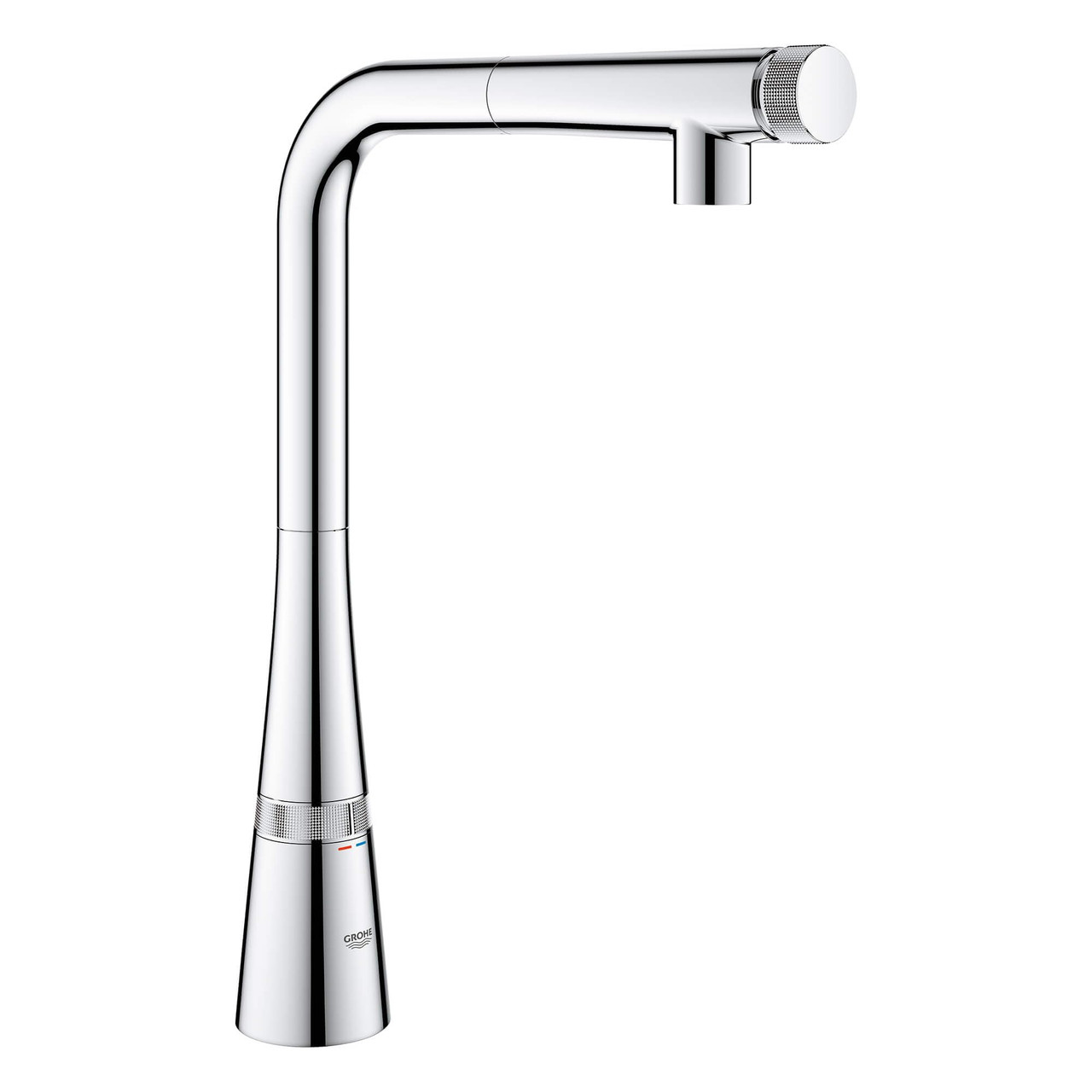 Grohe Zedra 31559002 SmartControl Pull-Out Single Spray Kitchen Faucet 1.75 GPM in Grohe Chrome
