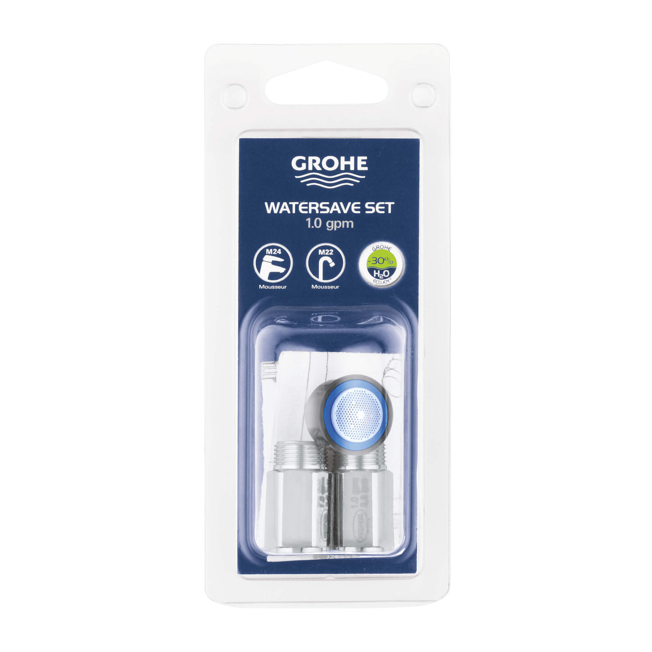 Grohe Repair Parts 48186000 Watersaving Kit 1.0 GPM in Grohe Chrome