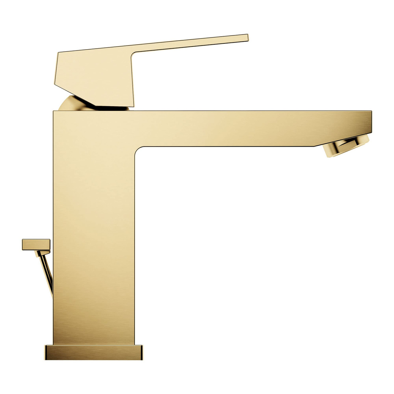 Grohe Eurocube 23670GN0 Single Hole Single-Handle M-Size Bathroom Faucet 1.2 GPM in Grohe Brushed Cool Sunrise
