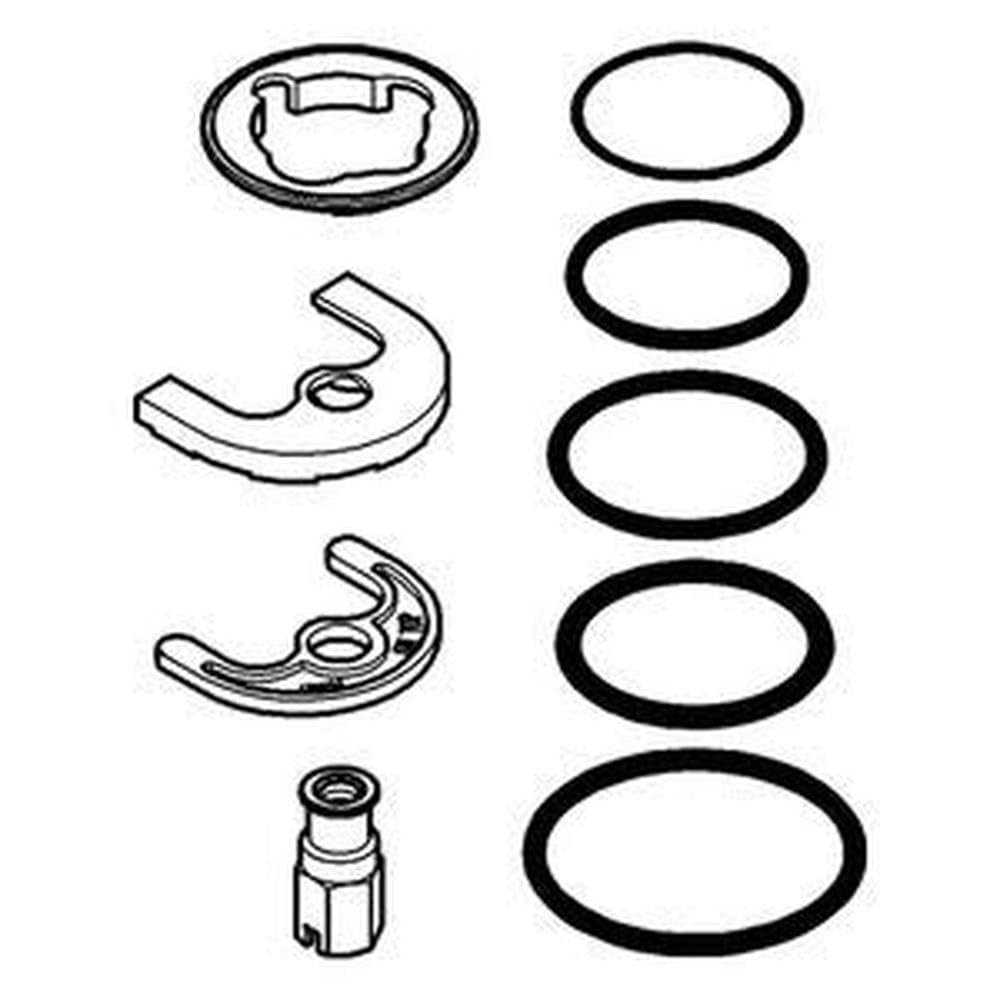 Grohe Repair Parts 46671000 Shank Mounting Kit in Grohe Chrome