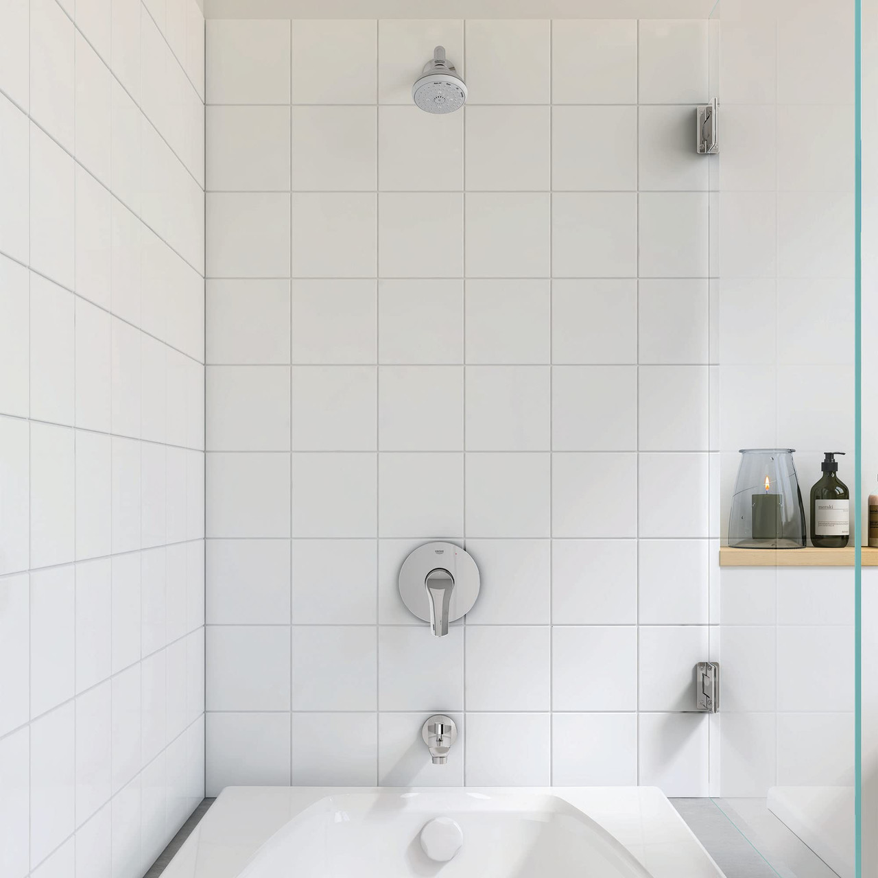 Grohe Eurosmart 19458003 Pressure Balance Valve Trim with Cartridge in Grohe Chrome