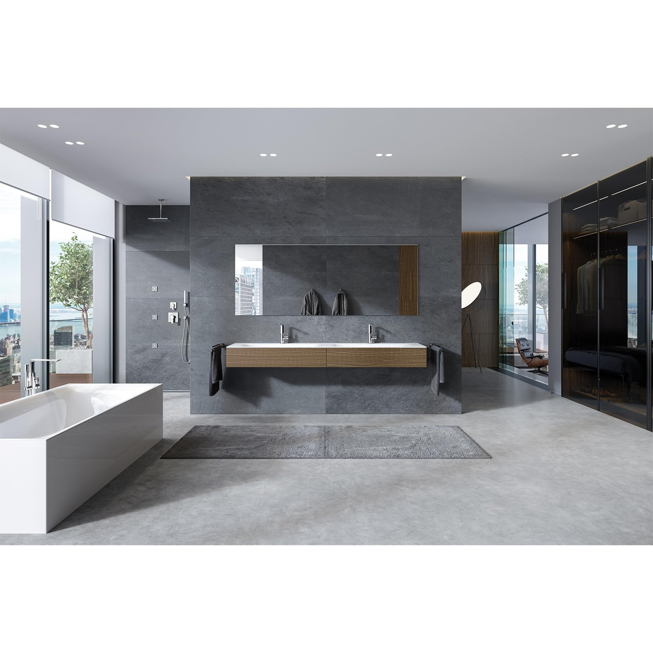 Grohe Allure 19591EN1 Allure 3-Way Diverter Valve Trim in Grohe Brushed Nickel