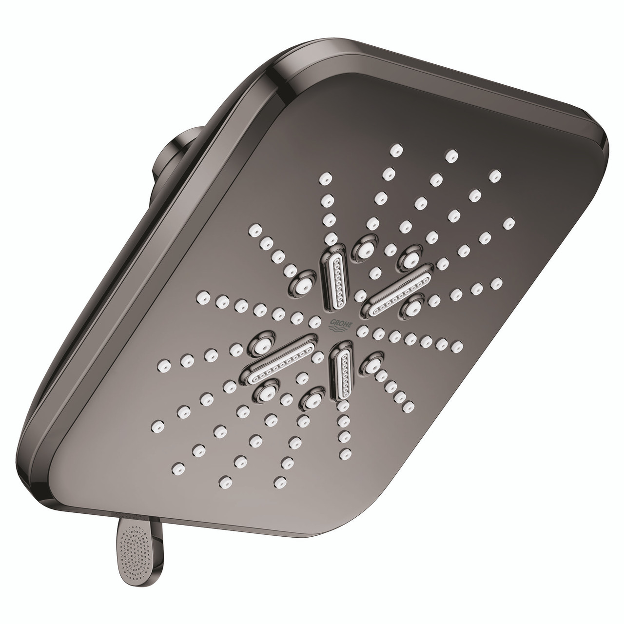Grohe Rainshower 26797A00 Shower Head, 6-1/2" - 3 Sprays, 1.75gpm in Grohe Hard Graphite