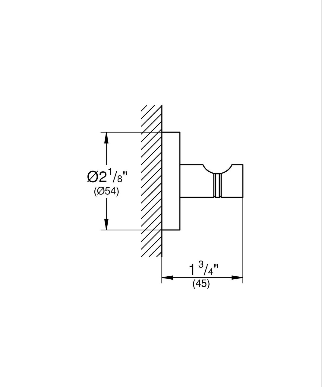 Grohe Essentials 40364GN1 Robe Hook in Grohe Brushed Cool Sunrise