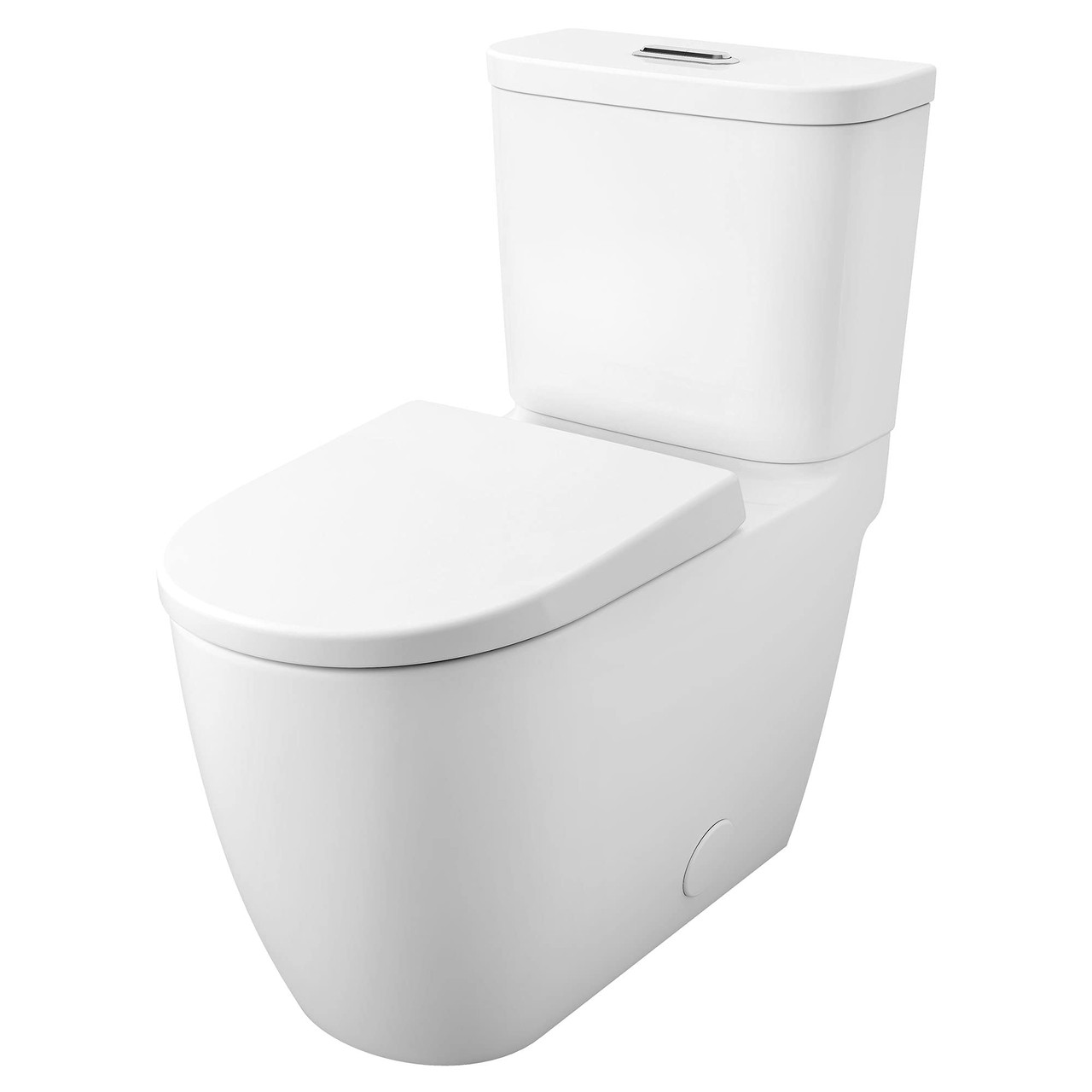 Grohe Essence 39674000 Two-piece Dual Flush Right Height Elongated Toilet with seat in Grohe Alpine White