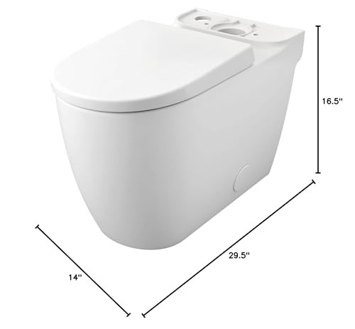 Grohe Essence 39677000 Essence Right Height Elongated Toilet Bowl with Seat Less Tank in Grohe Alpine White