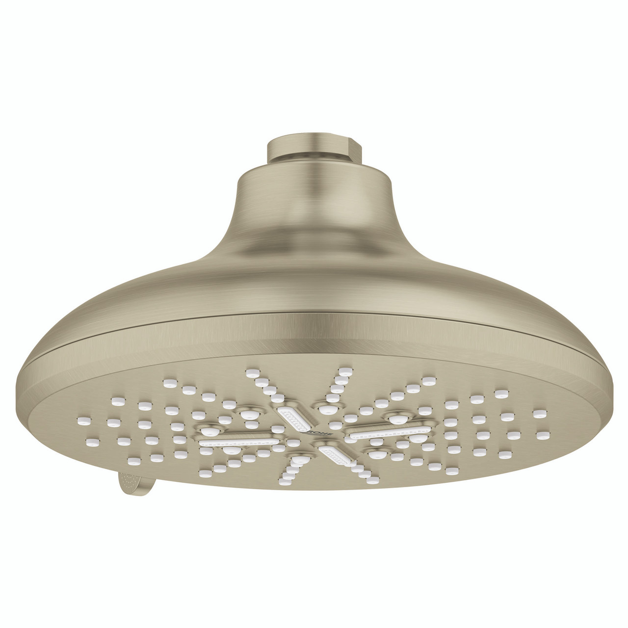 Grohe Rainshower 26789EN0 Shower Head, 6-1/2" - 3 Sprays, 1.75gpm in Grohe Brushed Nickel
