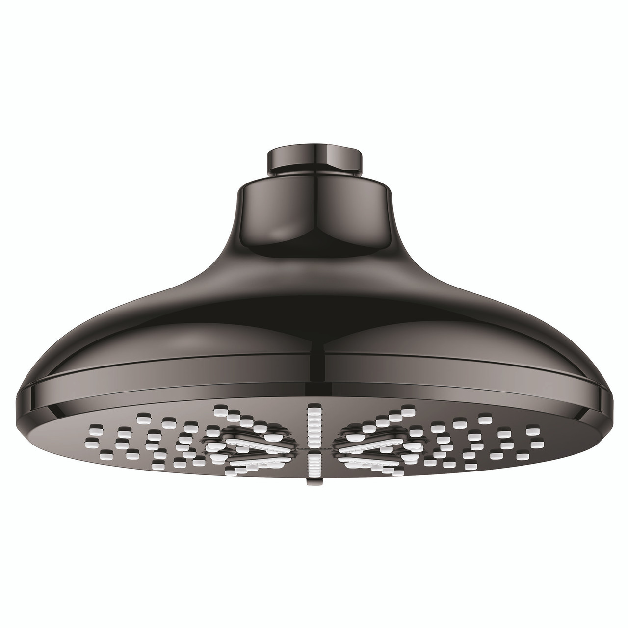 Grohe Rainshower 26789A00 Shower Head, 6-1/2" - 3 Sprays, 1.75gpm in Grohe Hard Graphite