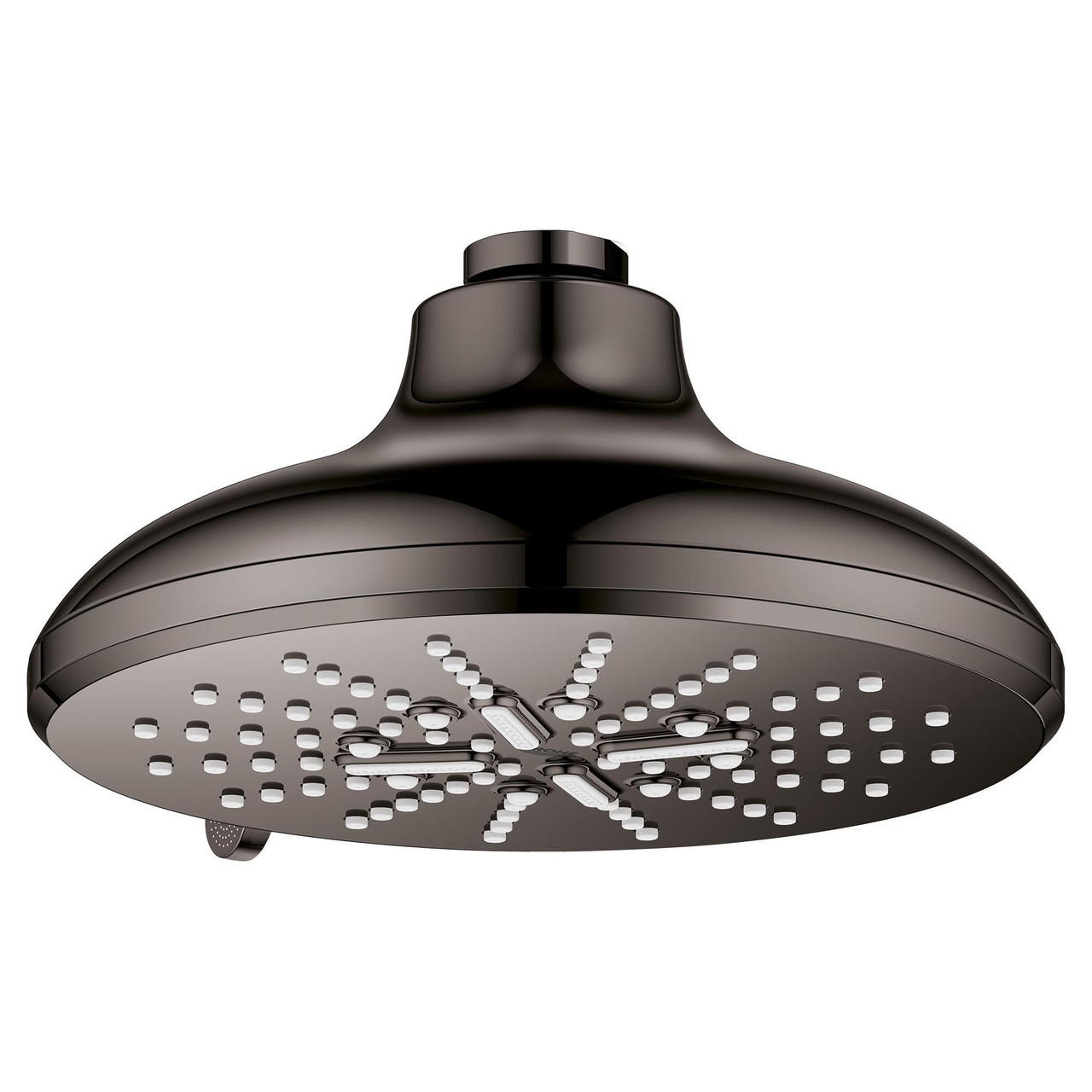 Grohe Rainshower 26789A00 Shower Head, 6-1/2" - 3 Sprays, 1.75gpm in Grohe Hard Graphite