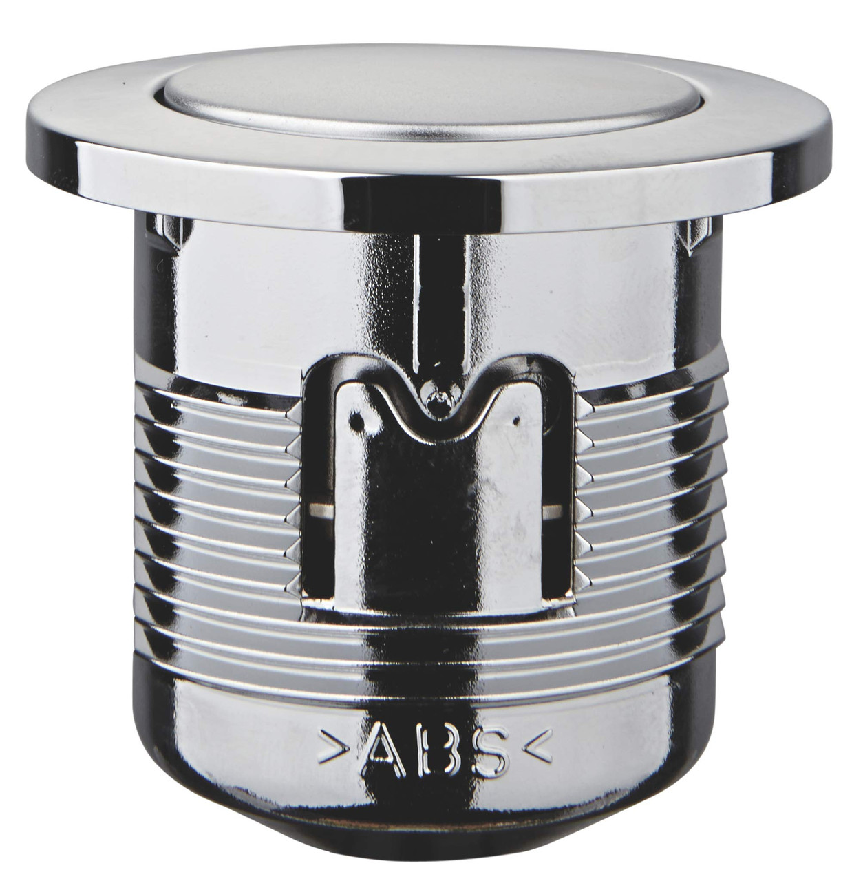 Grohe Repair Parts 37115PI0 Push Button And Escutcheon in Grohe Matte Chrome/Chrome