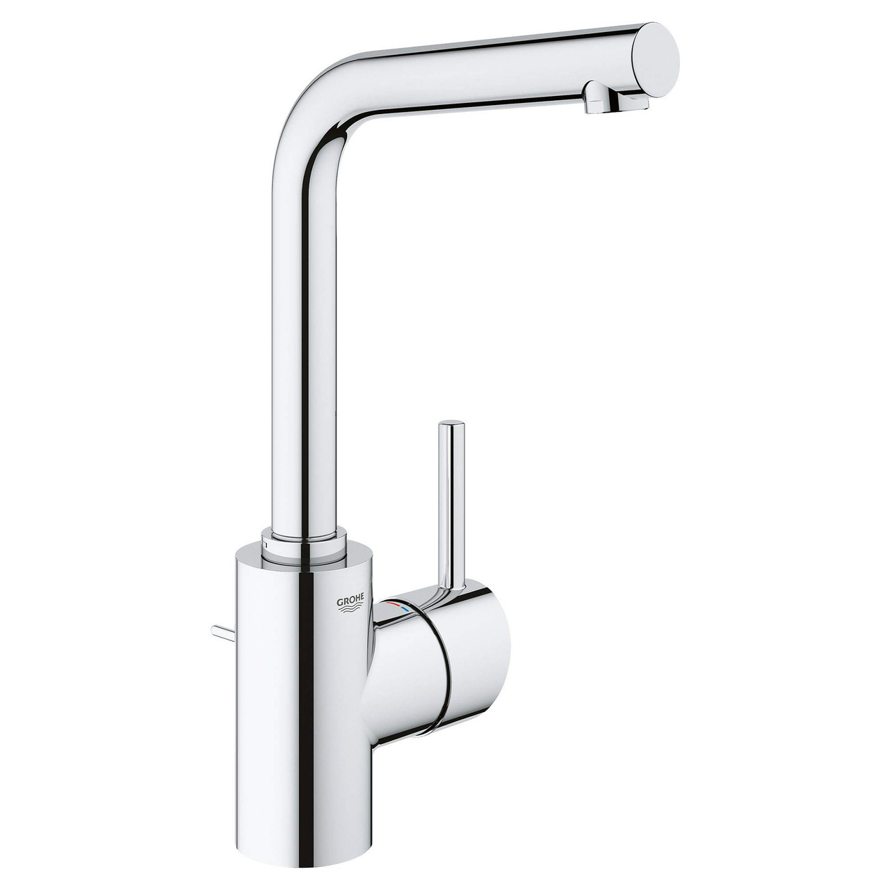Grohe Concetto 23737002 Single Hole Single-Handle L-Size Bathroom Faucet 1.2 GPM in Grohe Chrome