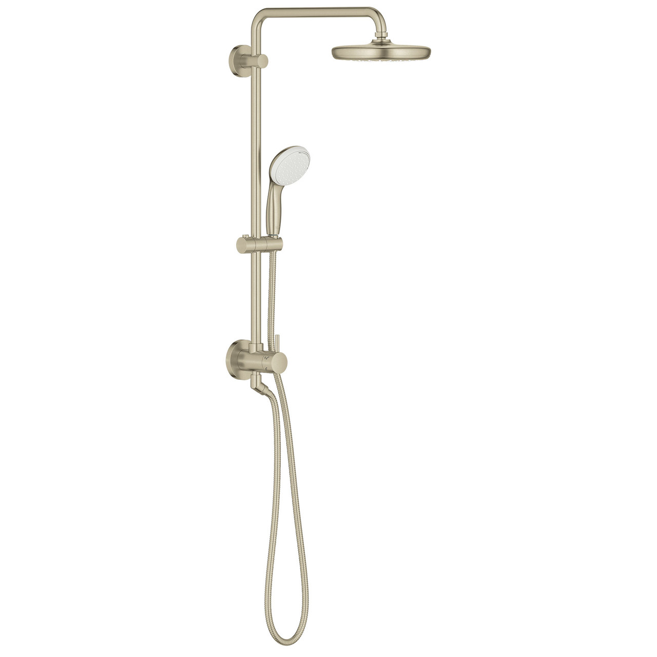 Grohe Retro-Fit 26123EN1 210 Shower System, 1.75 gpm in Grohe Brushed Nickel